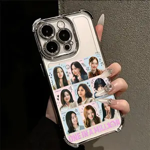 Kpop Group T-Twices Phone Case Suitable for iPhone 17 16e 16 15 14 13 12 11 Mini Pro Max Air X XR XSMAX 8 7 Plus Anti Fall Transparent Soft Back Cover