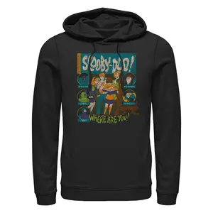 Men's Scooby Doo Where Are You Villains Pull Over Hoodie