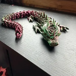 3D printed medium Rose dragon