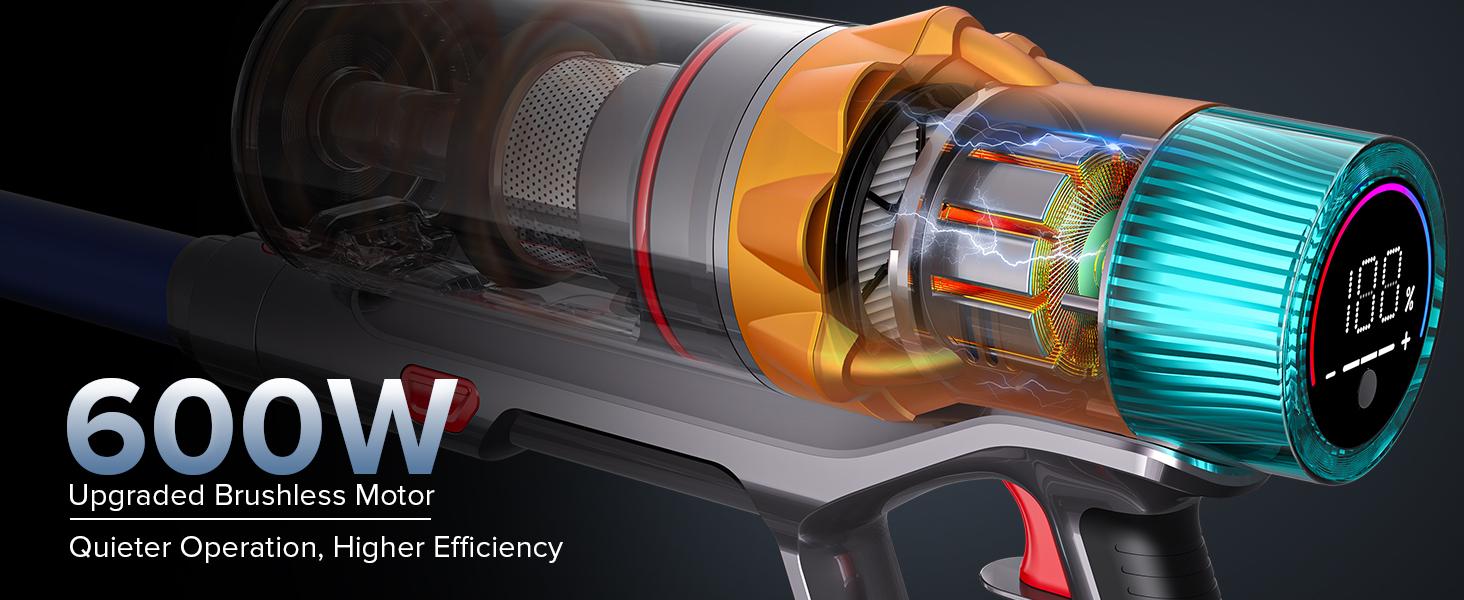 Belife S8 Cordless Vacuum Cleaner, 8-in-1/600W/48Kpa Powerful Suction, Up to 60mins Runtime, Self-Standing Cordless Stick Vacuum Cleaner, Lightweight Anti-Tangle Rechargeable Vacuum for Floor/Carpet/Pet Hair/Car Belife S8 Cordless Vacuum Cleaner, 8-in-1/600W/48Kpa Powerful Suction, Up to 60mins Runtime, Self-Standing Cordless Stick Vacuum Cleaner, Lightweight Anti-Tangle Rechargeable Vacuum for Floor/Carpet/Pet Hair/Car