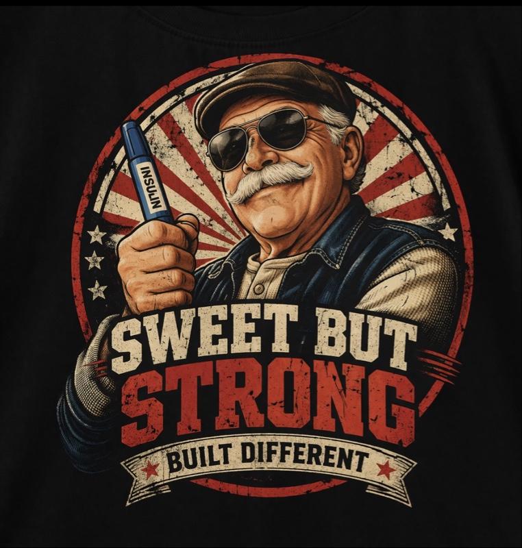 Tredy Sweet But Strong T-shirt Built Different Graphic Tee for Men