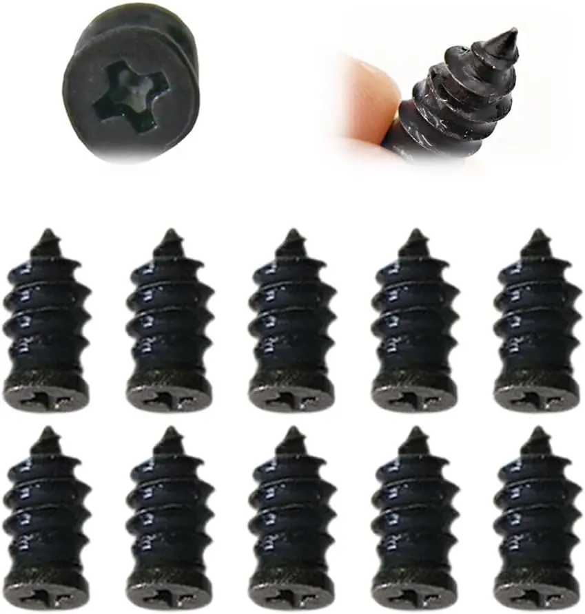 GJANSH Tire Repair Nails Kit with 2 Sizes, Screw in Tire Repair Plugs with Box and Screwdriver, Fast Self-Service Tire Repair Tools
