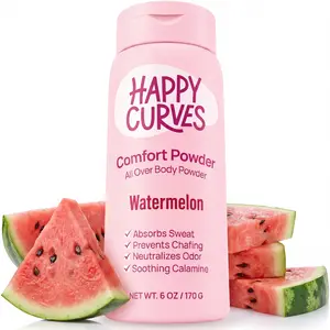 HAPPY CURVES Comfort Powder: Talc Free Anti Chafe Body & Foot Dusting Powder Deodorant to Control Inner Thigh Chafing, and Private Areas(Pack of 1)