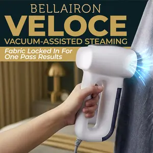 Bellairon Veloce™ Vacuum Garment Steamer – Steam Smarter, Wrinkle Less