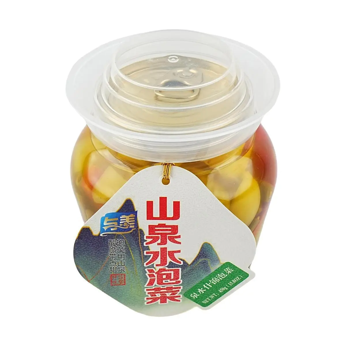 YUMEI Mountain Spring Water Kimchi Mix 450g | Sweet & Sour Crunchy