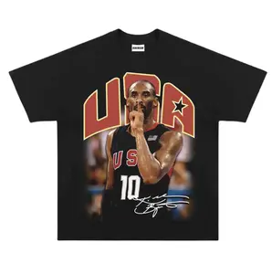 USA KOBE Vintage Tee, Kobe Bryant T-Shirt, Unisex Basketball Shirt, Hip Hop Graphic Tees, Gifts Shirt, Menswear Womenswear Streetwear