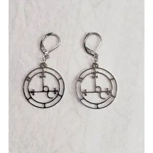 Lilith sigil earrings