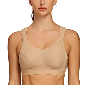 Women's High Impact Support Wirefree Bounce Control Plus Size Workout Sports Bra Athletic Fitted TikTokShopBlackFriday