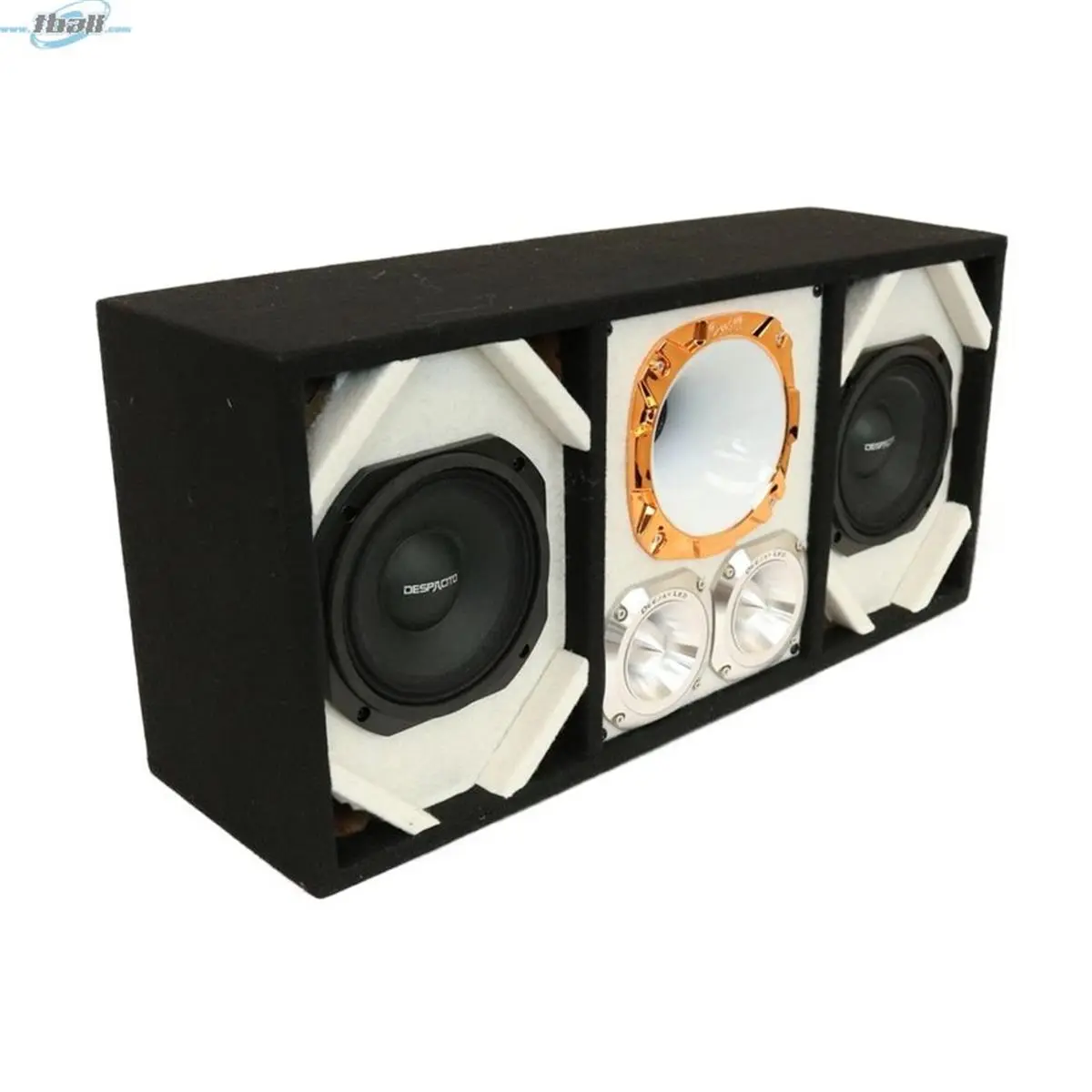 212 MAIN Despacito Horn Speaker - 2 6-in. High Power Heavy Duty Pre-Wired Audio Gadget with 2 Brazi, Quick Release & Plug-and-Socket Compatibility