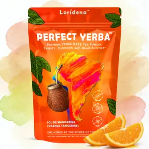 Perfect Yerba | Yerba Mate Instant Tea Powder | 30 Servings | Orange Tangerine flavor