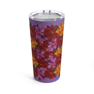 Mums the Word Tumbler 20oz l Light Purple