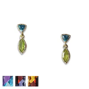 18k Vermeil Tiny Petal Earrings
