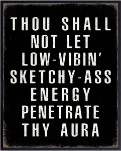 1PC Motivation Quotes Wall Art - Funny Quotes Wall Art & Decor - Funny Sayings Wall Decor - Positive Poster - Entrepreneur Gifts - Home Office Decor - Man cave Sign - Inspiration - UNFRAMED 8x12inch Print