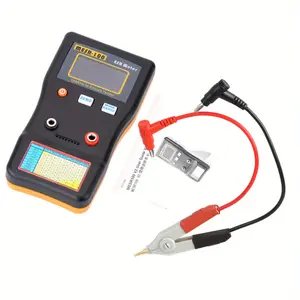 MESR-100 ESR Capacitor Tester Ohm Meter Professional Measuring Internal Resistance of Capacitor Capacitance Circuit Tester Capacitor Meter with SMD Test Clip