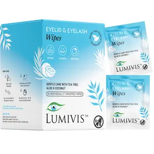 Tea Tree Oil Eyelid Wipes – Gentle Daily Eye Care, 36 Sachets Tea Tree Oil Eyelid Wipes – Gentle Daily Eye Care, 36 Sachets