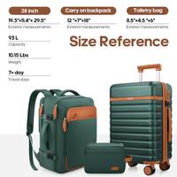 Green 3pcs set 28inch