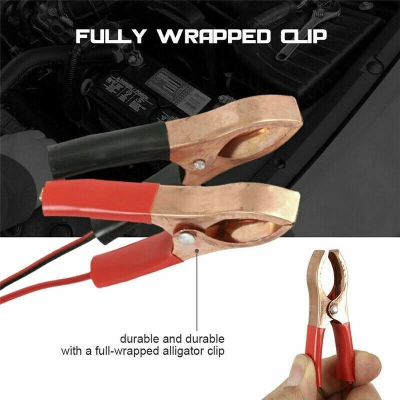 Portable 12V Auto Car Battery Charger | Smart Trickle Maintainer for Truck Boat Motorcycle | Automatic Desulfator for Lead-Acid Batteries