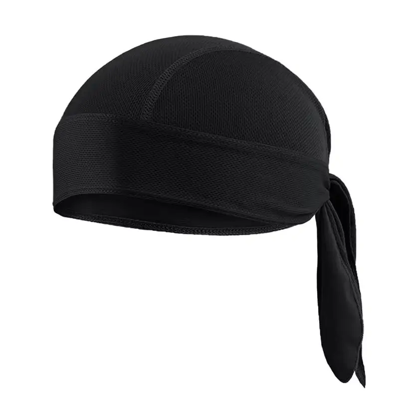 Cycling Pirate Hat, Cool Hat, Breathable Mesh Bandana, Sweat-Absorbing Helmet Liner, Head Cover for Outdoor Use, 1pc/3pcs Set, Sports outdoor hats, Polyester outdoor headwear