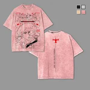 Spike Spiegel - Cowboy Bebop Bootleg Aesthetic Washed T-shirt TankTop, 90s Vintage Retro Anime Streetwear Casual Unisex Graphic Tees Men, Plus Size Cotton Shirts,Gift for Anime Fans