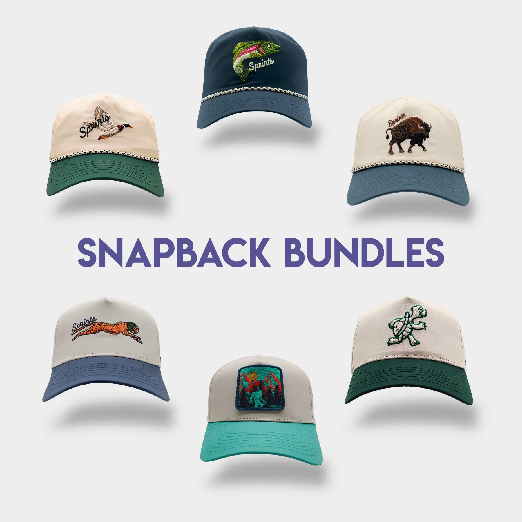Sets of 3: Snapback Bundles!