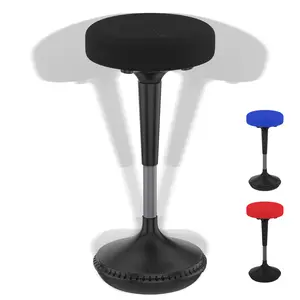 Wobble Stool Standing Desk Stool - tall office chair for standing desk chair wobble stools for classroom seating adhd chair height adjustable stool 23-33" Active stool for standing desk wobble chairs