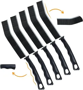 5 Pcs Hard Bristled Crevice Cleaning Brush, Small Cleaning Brushes for Tight Spaces