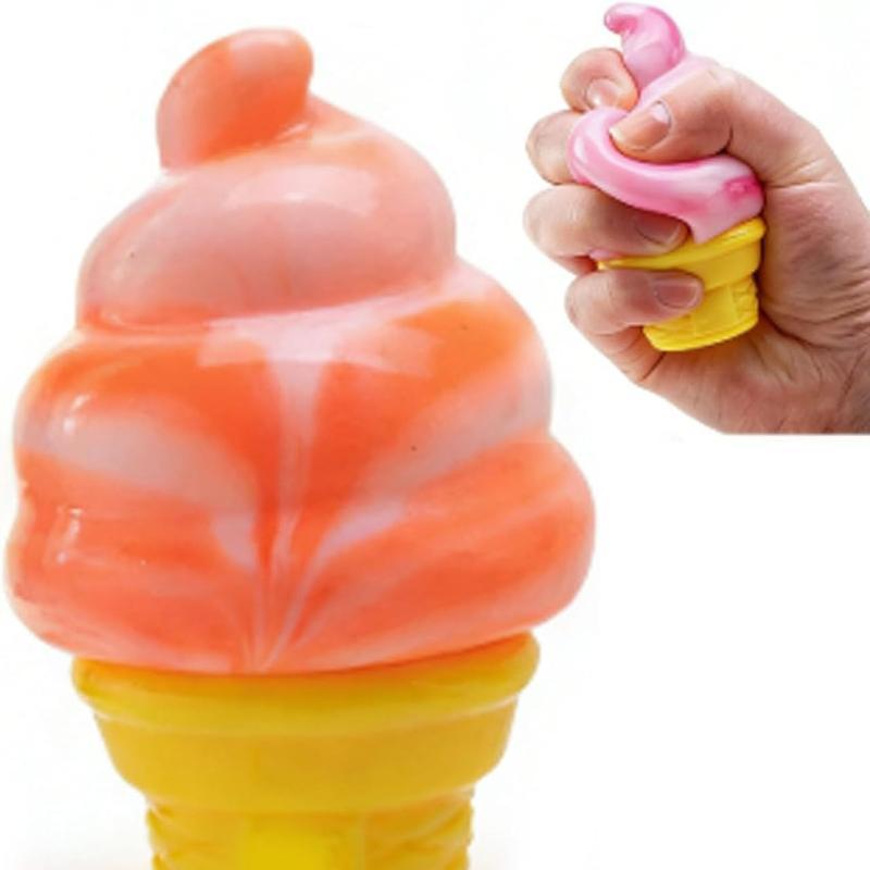 Needoh 2026 New Ultra Soft Sensory Squeeze Toy Slow Rise, Ice Cream Squeeze Squishy, Ice Cream Squishy, Easter Basket Stuffers Party Favors for Anxiety Relief