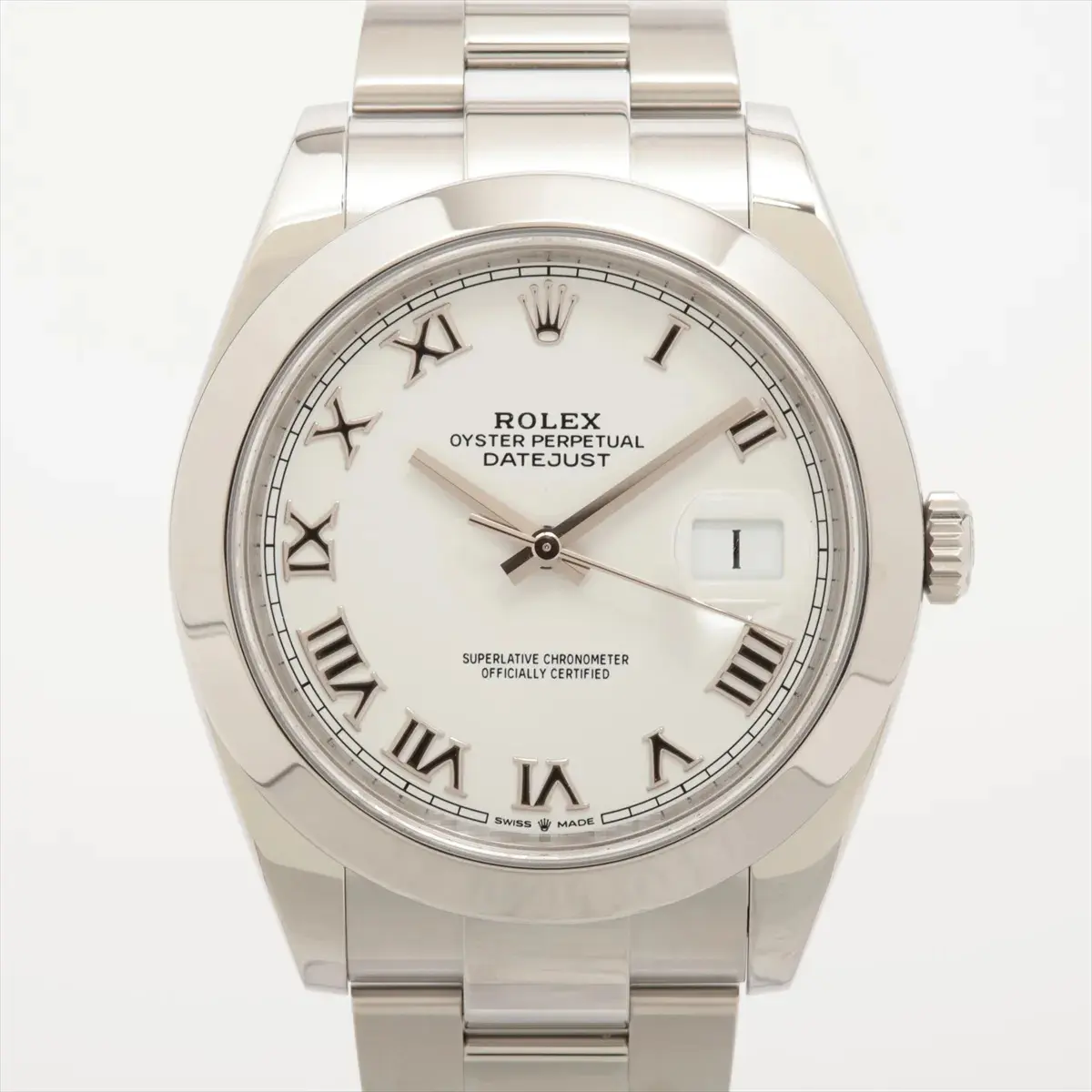 Rolex White Datejust 41mm 126300