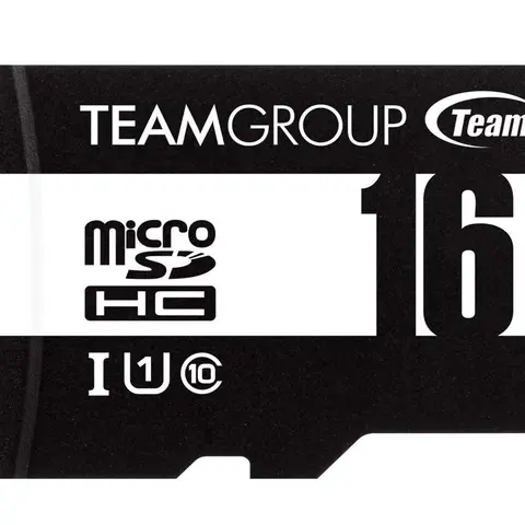 Team 16GB microSDHC UHS-I/U1 Class 10 Memory Card with Adapter, Speed Up to 80MB/s (TUSDH16GCL10U03)