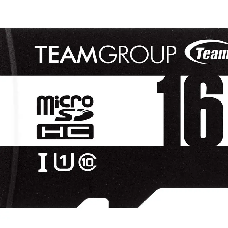 Team 16GB microSDHC UHS-I/U1 Class 10 Memory Card with Adapter, Speed Up to 80MB/s (TUSDH16GCL10U03)