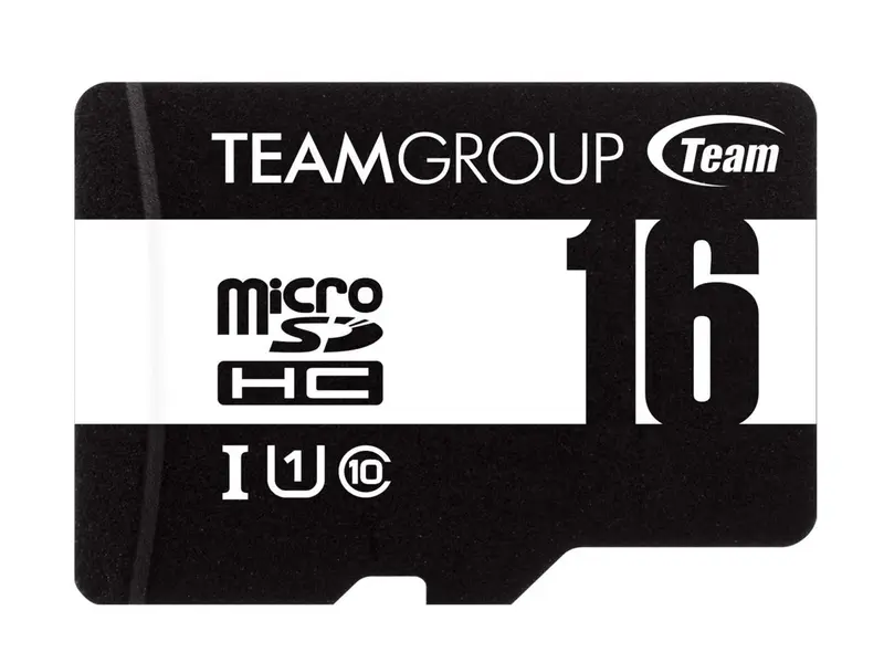 Team 16GB microSDHC UHS-I/U1 Class 10 Memory Card with Adapter, Speed Up to 80MB/s (TUSDH16GCL10U03)