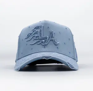 LA flamas blue biggboss caps