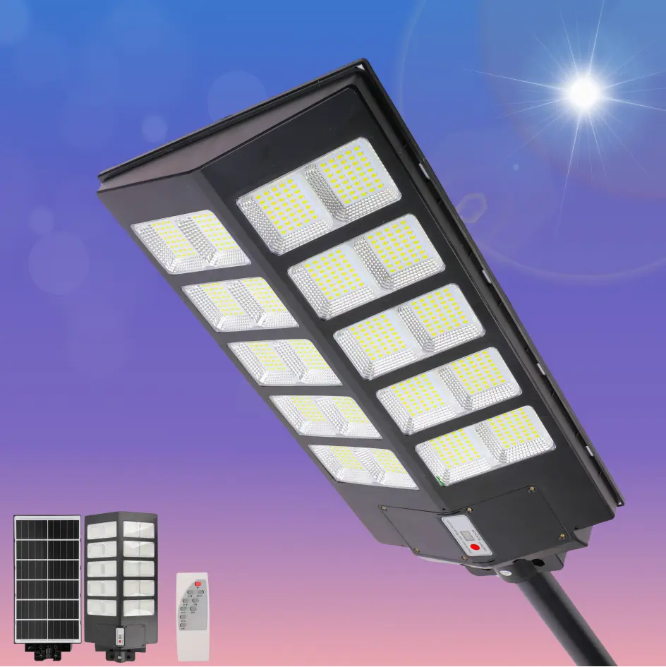 Hoodink Solar Street Light Outdoor  3 Modes LED Motion Sensor Security Wall Lamp for Garden Street Yard Fall Porch Decor IP65 Waterproof with Remote Control