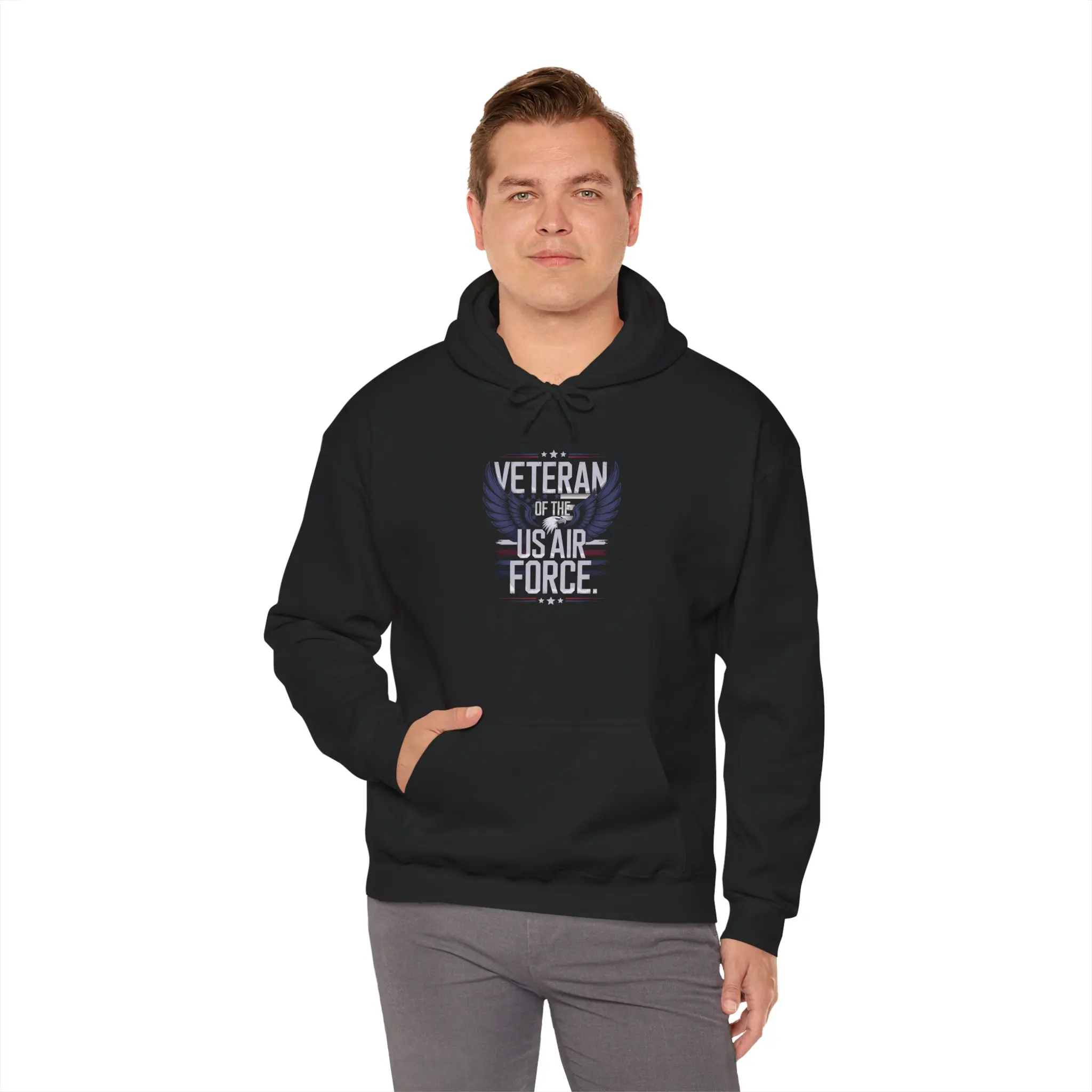 Veteran's Pride Hoodie, Unisex Sweatshirt for Veterans, Military Appreciation Gift, Comfortable Casual Wear, Memorial Day Apparel