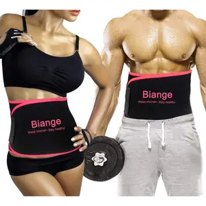 Biange Waist Trainer for Women Men Sweat Belt Waist Trimmer Belly Band Stomach Wraps Biange