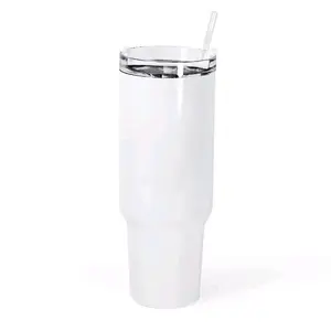 LARGE Travel Shimmer Tumbler Ready To Ship With Reuseable Straw