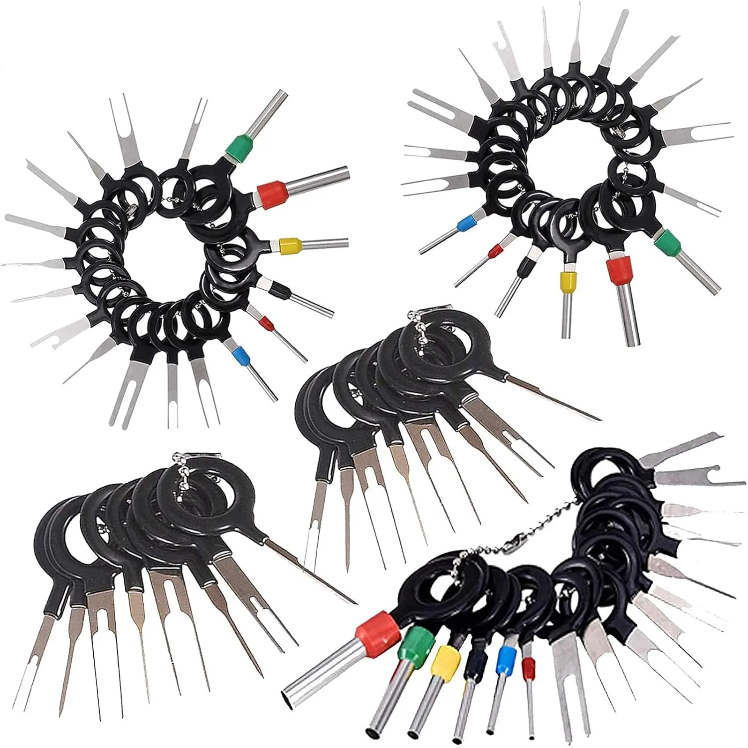 70 count Terminal Removal Key Tool, Pin Extractor Puller Repair Remover for  Connector Terminals