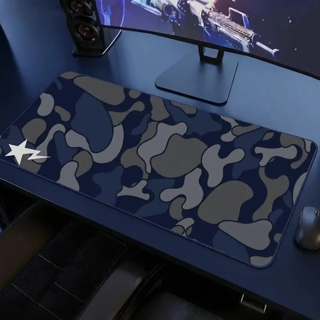 Camo Extra Large Hypebeast Desk Mat Keyboard Mouse Pad | E-Sports Desk Mat | Desk Decor for Gamers | Boys' Rooms Gift large mousepad