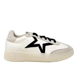 Shu Shop Womens Peaches Lace Up Sneakers Shoes Casual - White