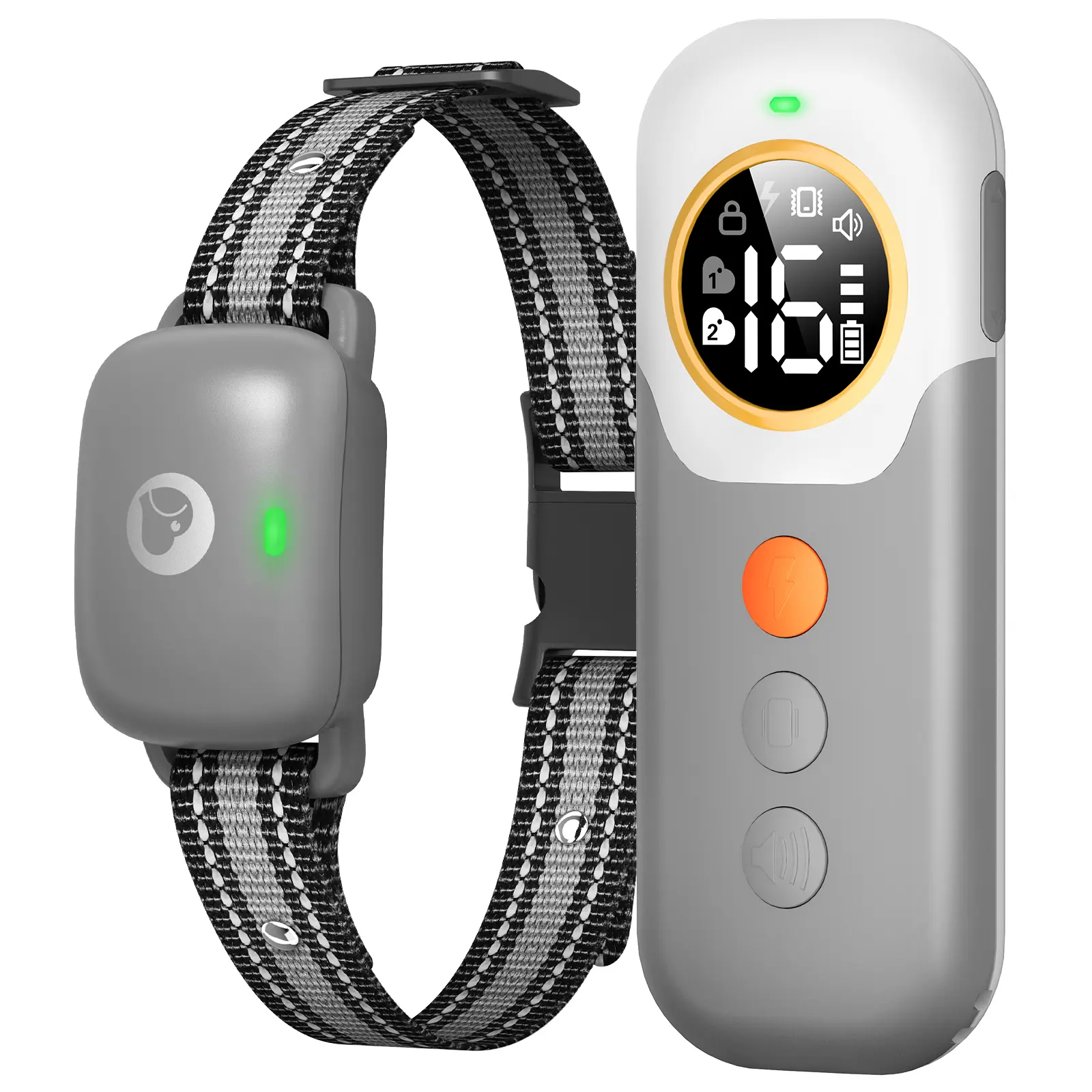 Dog Training Collar IP67 Waterproof Dog Trainer Collars Set with Remote 3 Safe Training Modes, Outdoor Rechargeable Adjustable Strap for 10-120lbs Small Medium Large Dogs