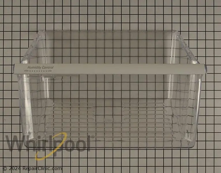Aftermarket Refrigerator Crisper Pan 2188656 - Genuine Part, OEM Match, Standard Fit for Large Home Appliance Replacement Parts & Accessories