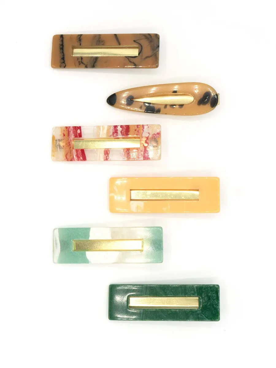 Resin Hair Clips Resin Hair Clips