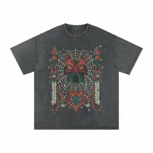 OSRS Araxxor | Oversized T-Shirt | Acid Wash | Old School Runescape For Him | Gift For Her