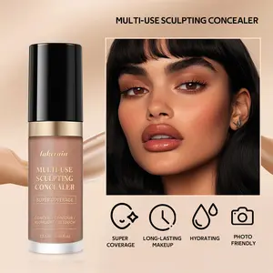 lakerain Multi-Use Long-Lasting Matte Super Coverage Concealer (Full Coverage·Contour & Highlight 2-in-1)｜Flawless Long-Wear Base Essential｜#MultiUseConcealer #LongLastingMatteConcealer #FullCoverageContourConcealer