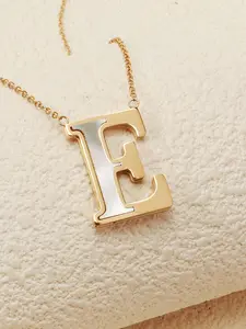 Elegant Letter Necklace, Delicate Clavicle Chain for Women, Perfect Holiday Gift, Casual Style Jewelry for All Seasons