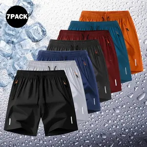 Men's 7-Pack Quick-Dry Athletic Shorts Fashionable Versatile Outdoor Casual Shorts