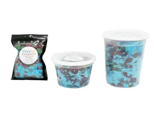 Poppin Crunch Cotton Candy Gushers Candy Snacks, 1-2 LBS, Choice of Sweet or Sour Bonbon Gummy Candies (5 Ounces, Sour)