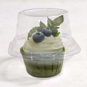 50 count Clear Individual Cupcake Containers, Clear Single Cupcake Container,Plastic Cupcake Holders Carrier, Transparent Plastic Muffin Containers ?