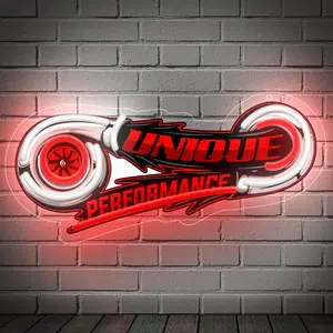 1 PC Wall-Mounted Turbocharged Acrylic Carved Neon Light | Home Lighting, Neon Light Sign, USB Powered Dimmable, Perfect for Gaming Rooms, Parties, Home Bars, Bithday Gifts, Valentine's Day, Halloween, Christmas, Outdoor Themed Restaurants, etc.