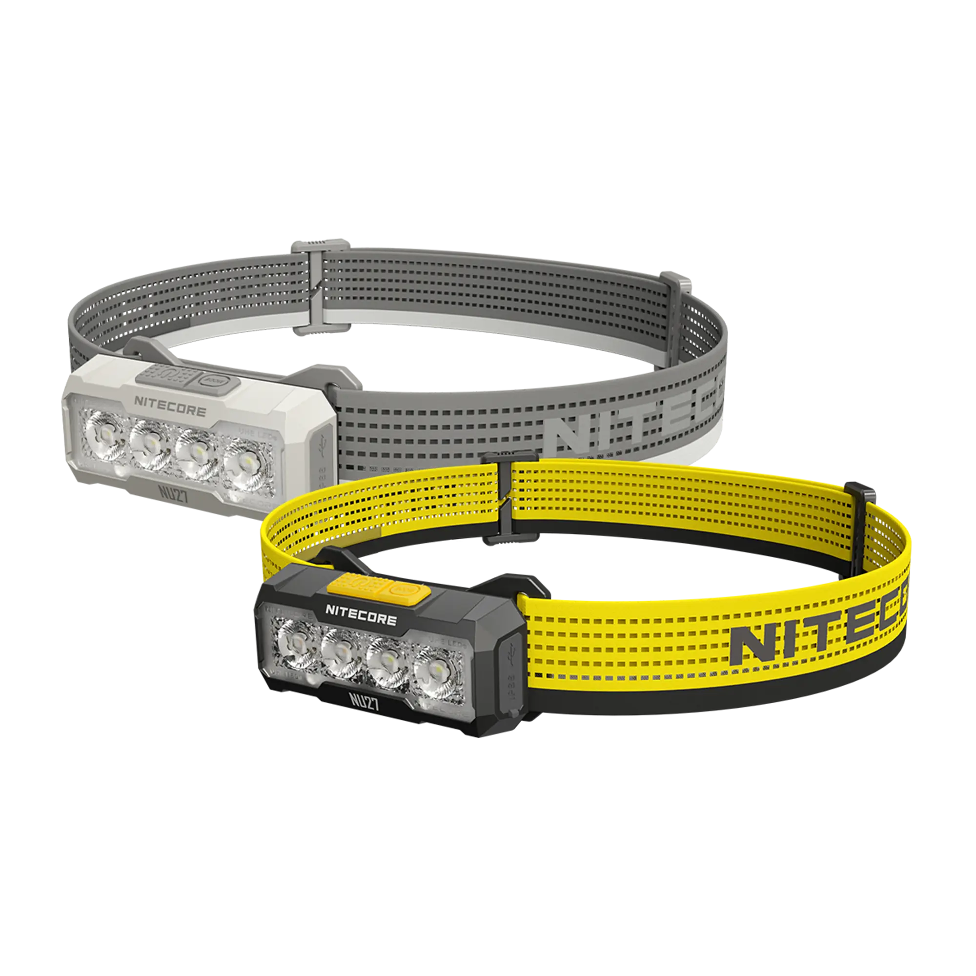 NITECORE NU27 Compact Lightweight Outdoor LED Headlamp - 600 Lumen High-Output, USB-C Rechargeable, 3 Color Temps (Neutral Included), Red Light, Adjustable, IP66 Water-Resistant Beacon for Trail Running, Hiking (Adults)